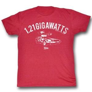 Back To The Future The B Team Red Adult T-Shirt